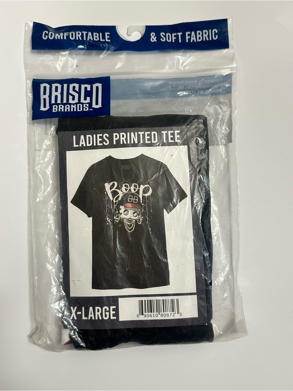 Brisco Brands Betty Boop Ladies Printed Tee Size XL